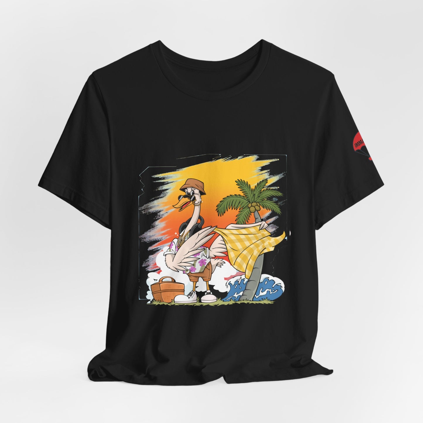 Flamingo Drift Tee – sunset Summer ‘26 Capsule Edition