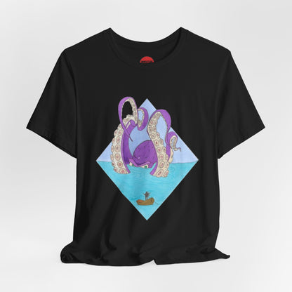 Octopus Ocean Tee — Purple Kraken Graphic T-Shirt