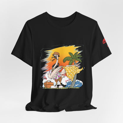 Flamingo Drift Tee – sunset Summer ‘26 Capsule Edition