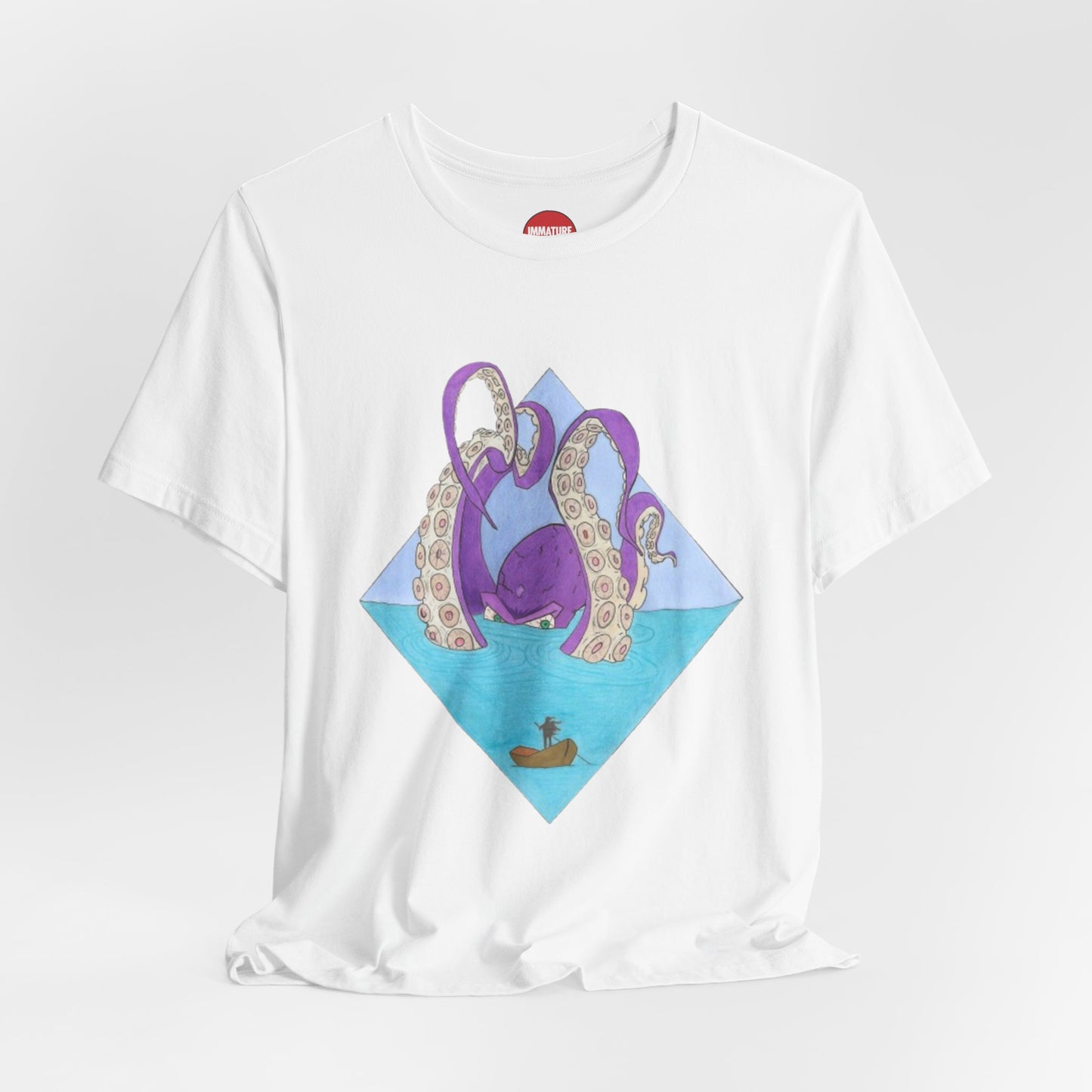 Octopus Ocean Tee — Purple Kraken Graphic T-Shirt