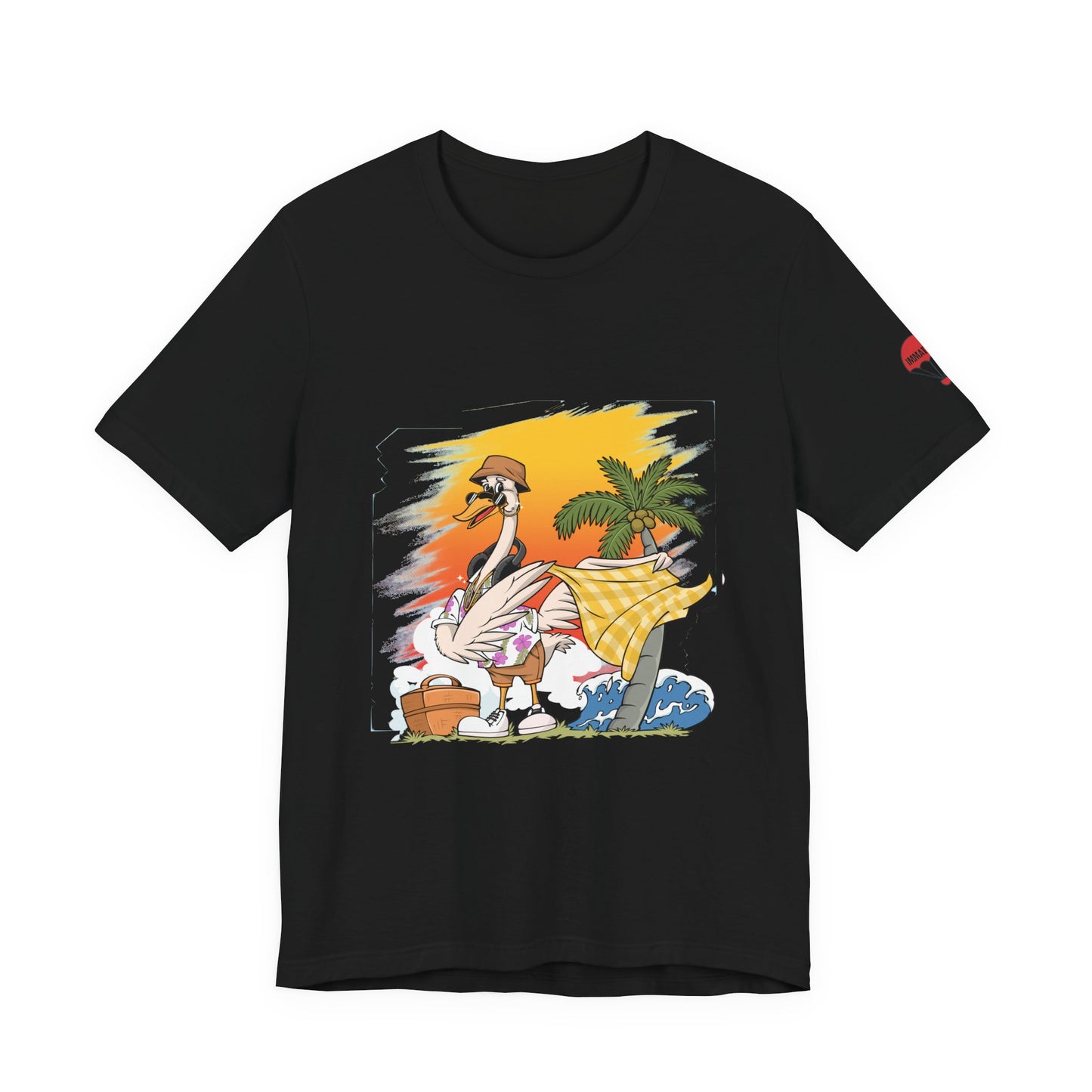 Flamingo Drift Tee – sunset Summer ‘26 Capsule Edition