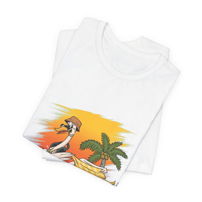 Flamingo Drift Tee – sunset Summer ‘26 Capsule Edition