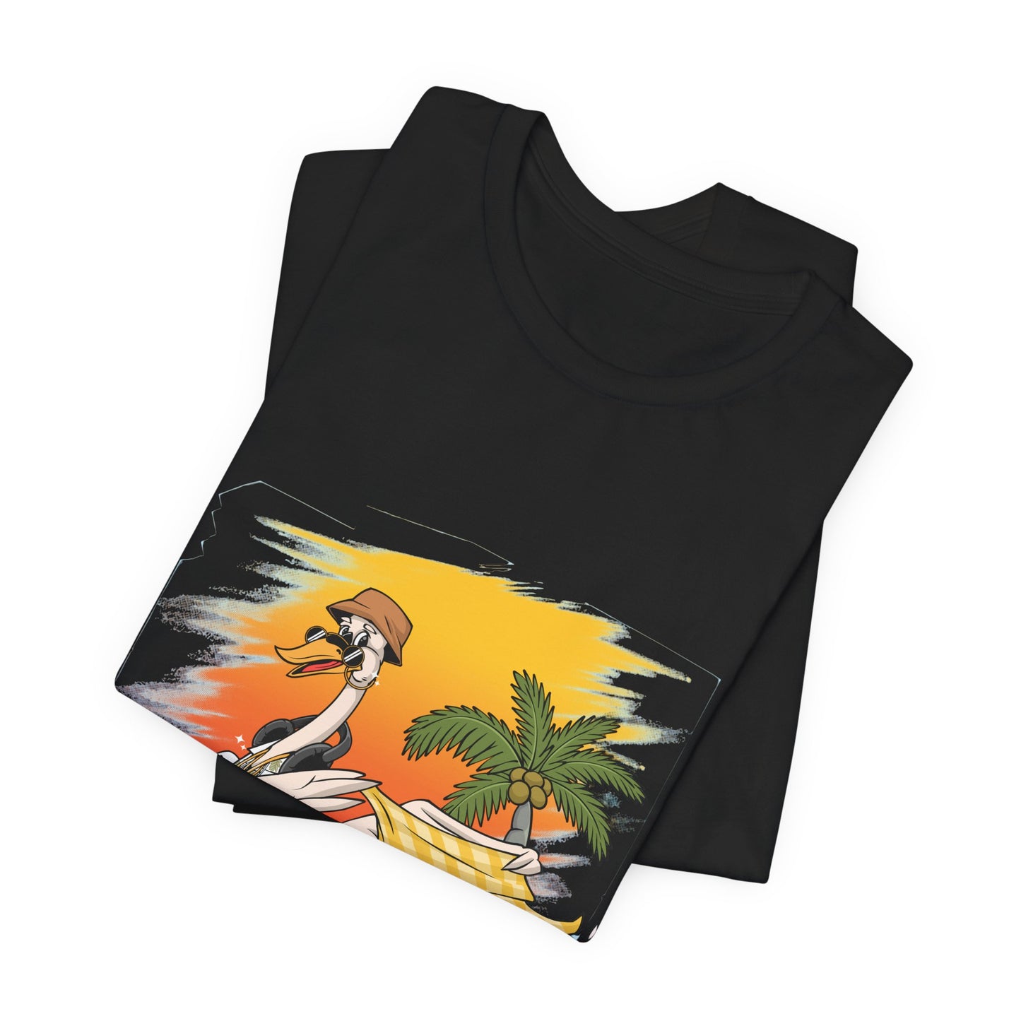 Flamingo Drift Tee – sunset Summer ‘26 Capsule Edition