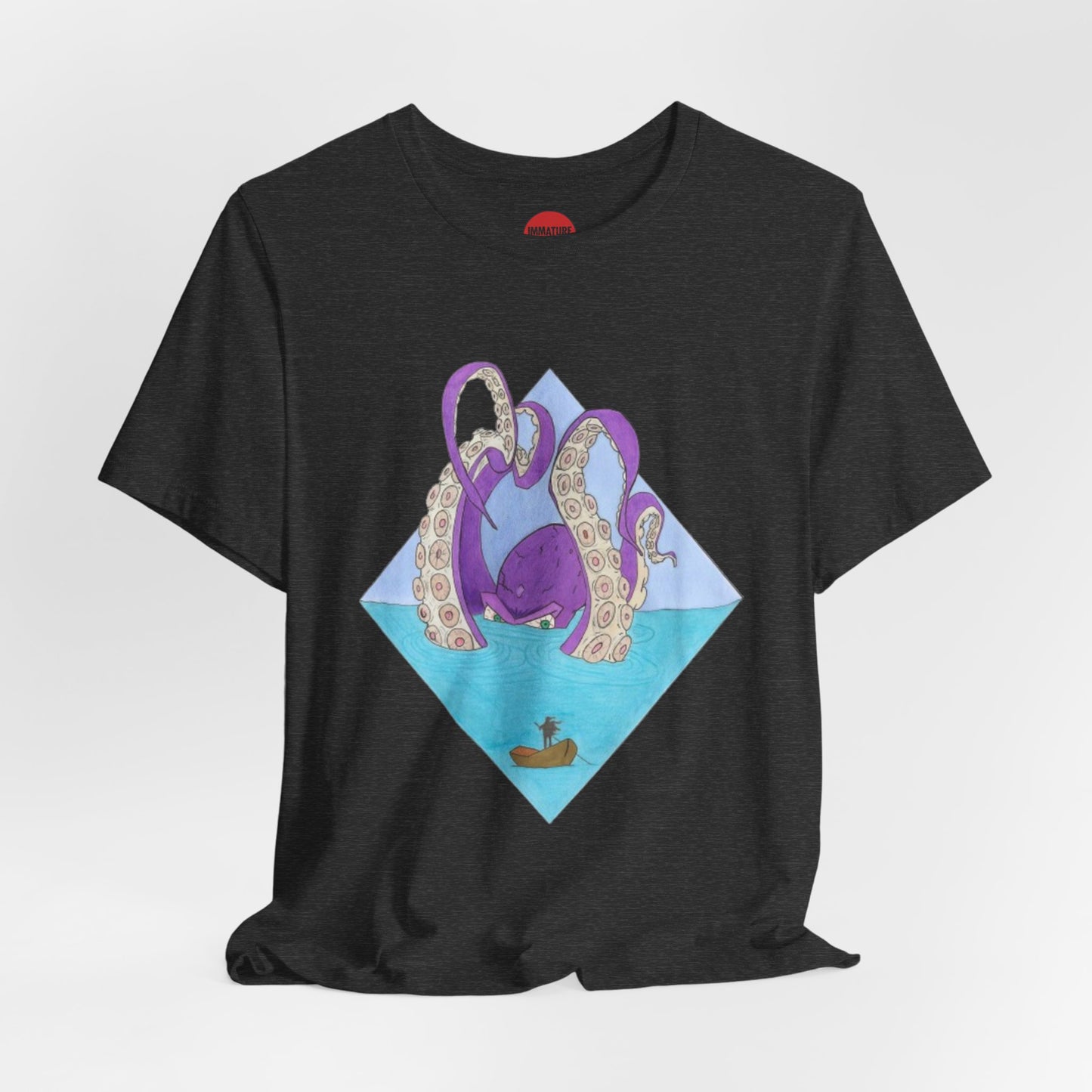 Octopus Ocean Tee — Purple Kraken Graphic T-Shirt
